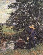 Armand guillaumin The Fishermen oil painting artist